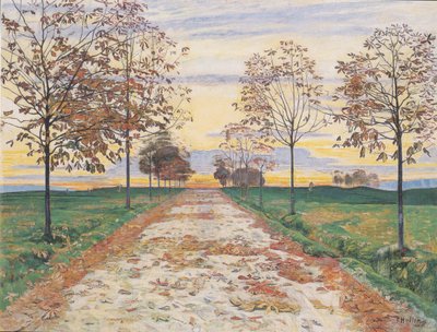 noite de outono de Ferdinand Hodler